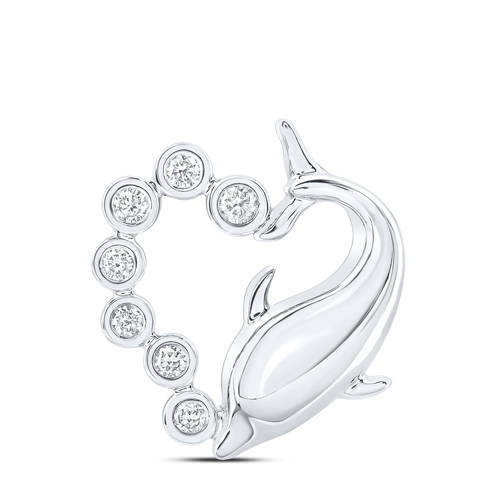 1/10Ctw-Dia Nk Gift Heart Pendant (1.47 grams)