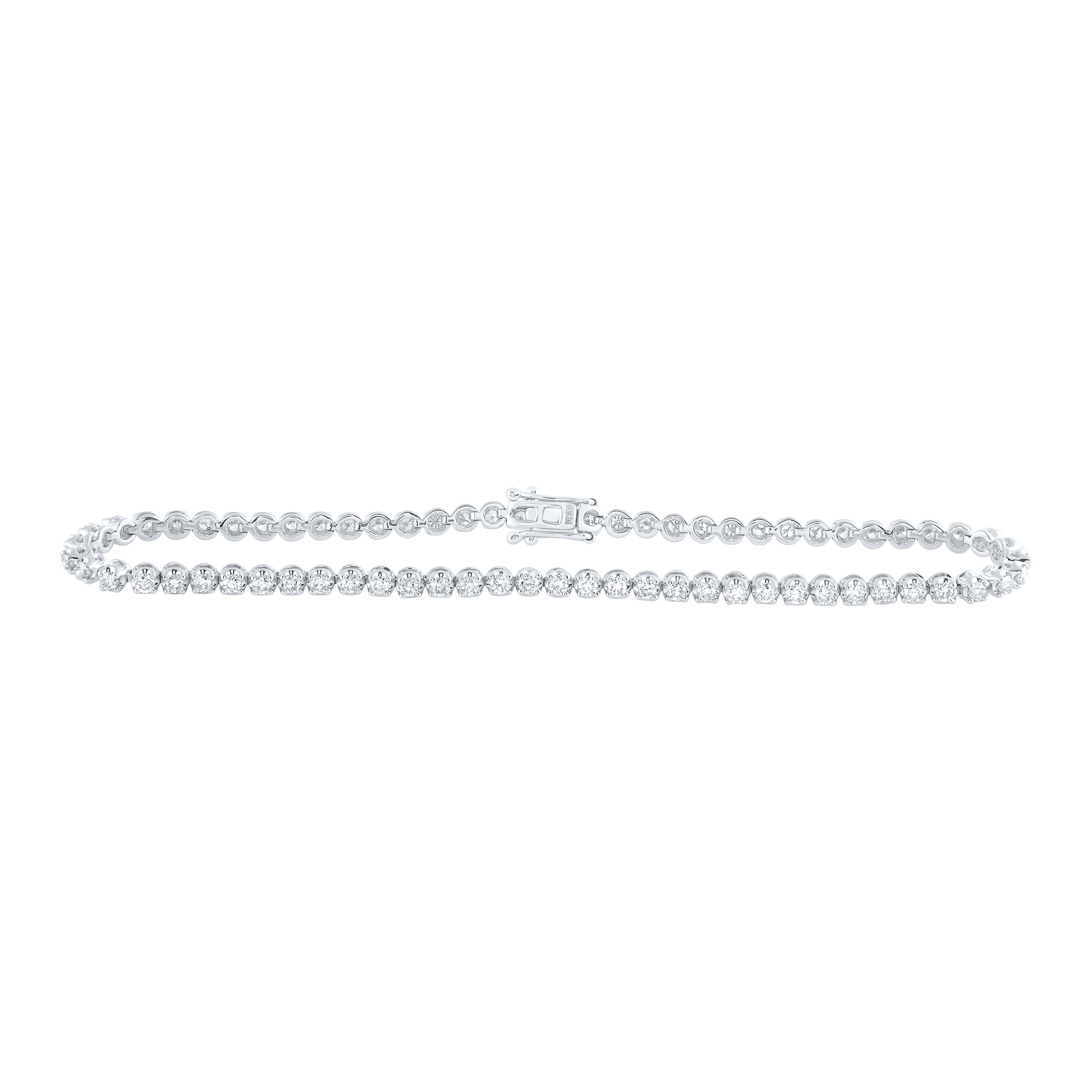 2 1/4Ctw-Dia Nk Tennis Bracelet (8-Inch) (7.62 grams)