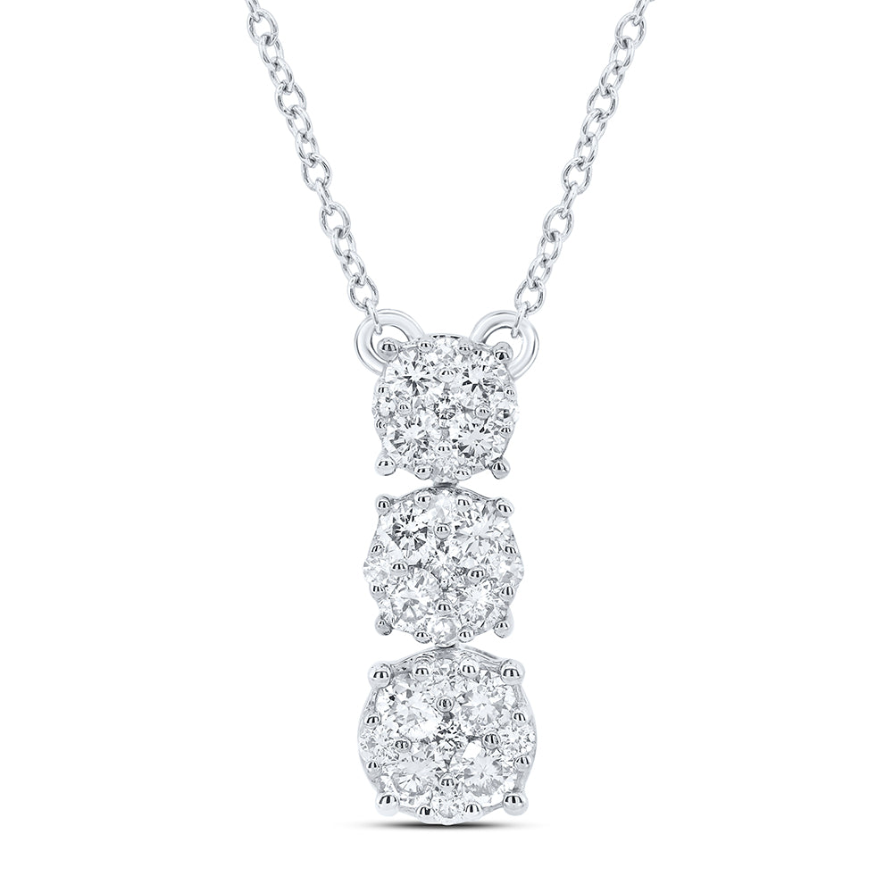10Kt Gold 1/2Ctw-Diamond Fashion Necklace(18 Inch)