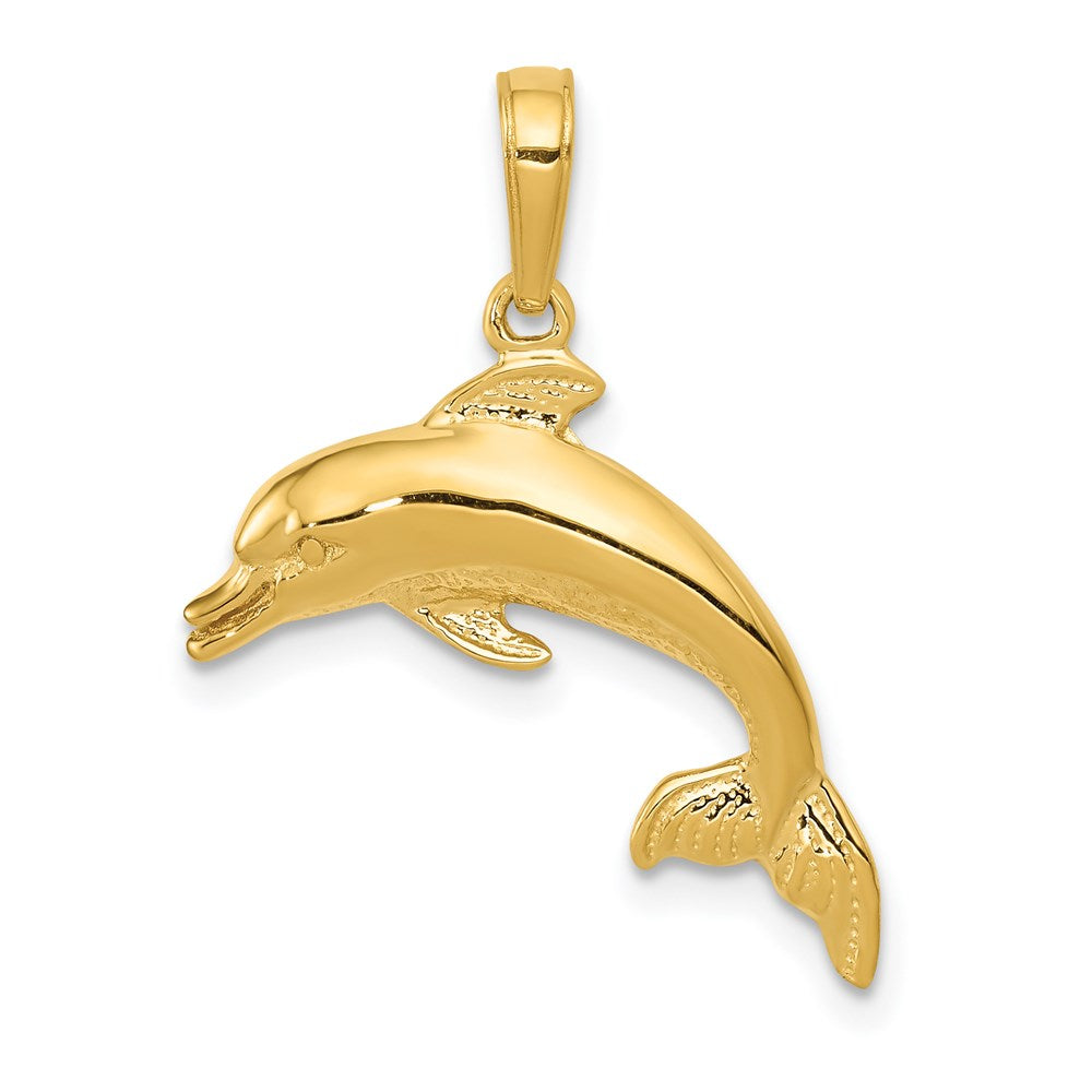 14k Yellow Gold 20 mm ng Pendant (1.37 grams)