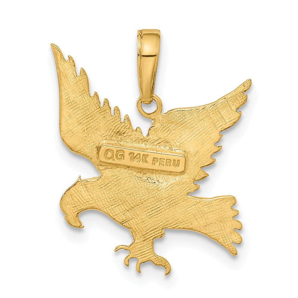 14k Yellow Gold 19 mm Eagle Pendant (1.41 grams)
