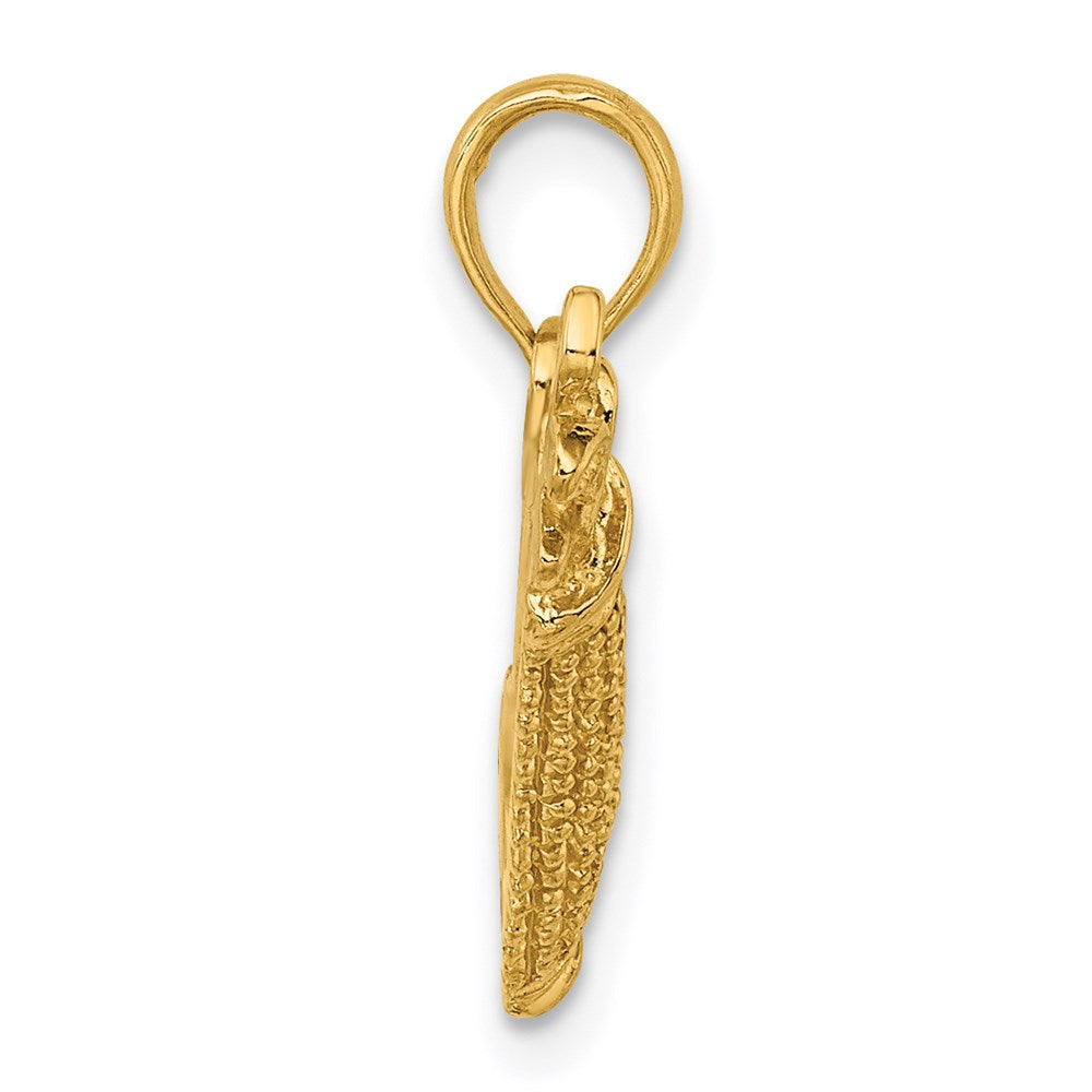 14k Yellow Gold 22 mm Golf Bag Charm (1.49 grams)