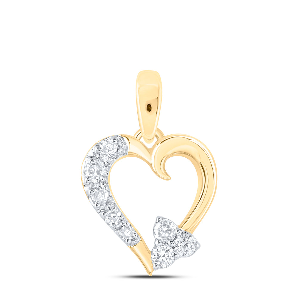 1/20Ctw-Dia Nk Gift Heart Pendant (0.379 grams)