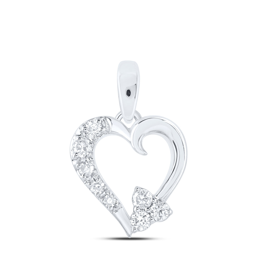 1/20Ctw-Dia Nk Gift Heart Pendant (0.379 grams)