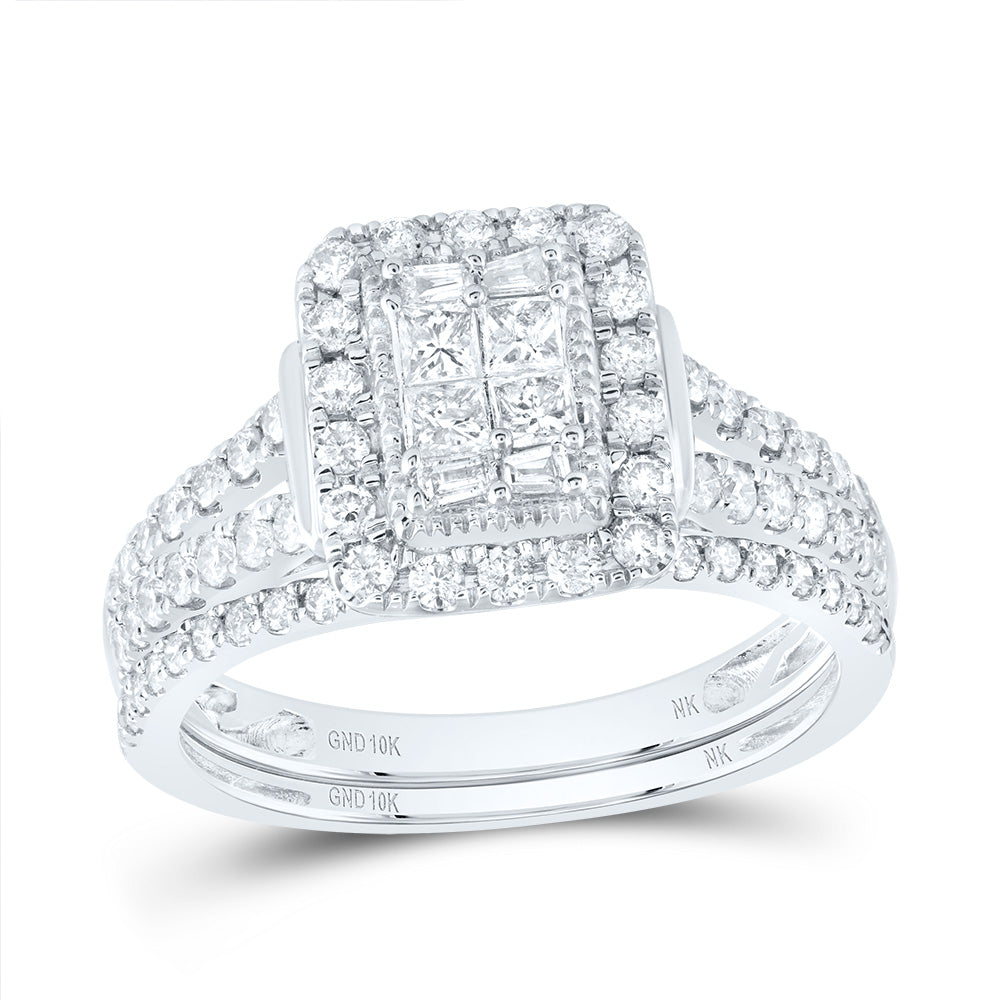 7/8 Ctw-Dia Nk Fashion Bridal Set (4.02 grams)