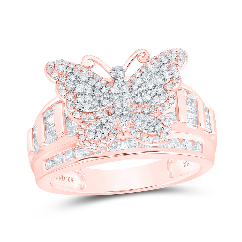 1Ctw-Dia Nk Fashion Butterfly Ring (5.98 grams)