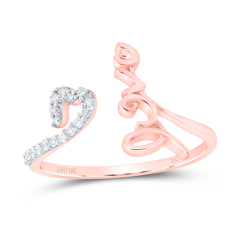 1/10Ctw-Dia Nk Gift Love Heart Ring (1.53 grams)