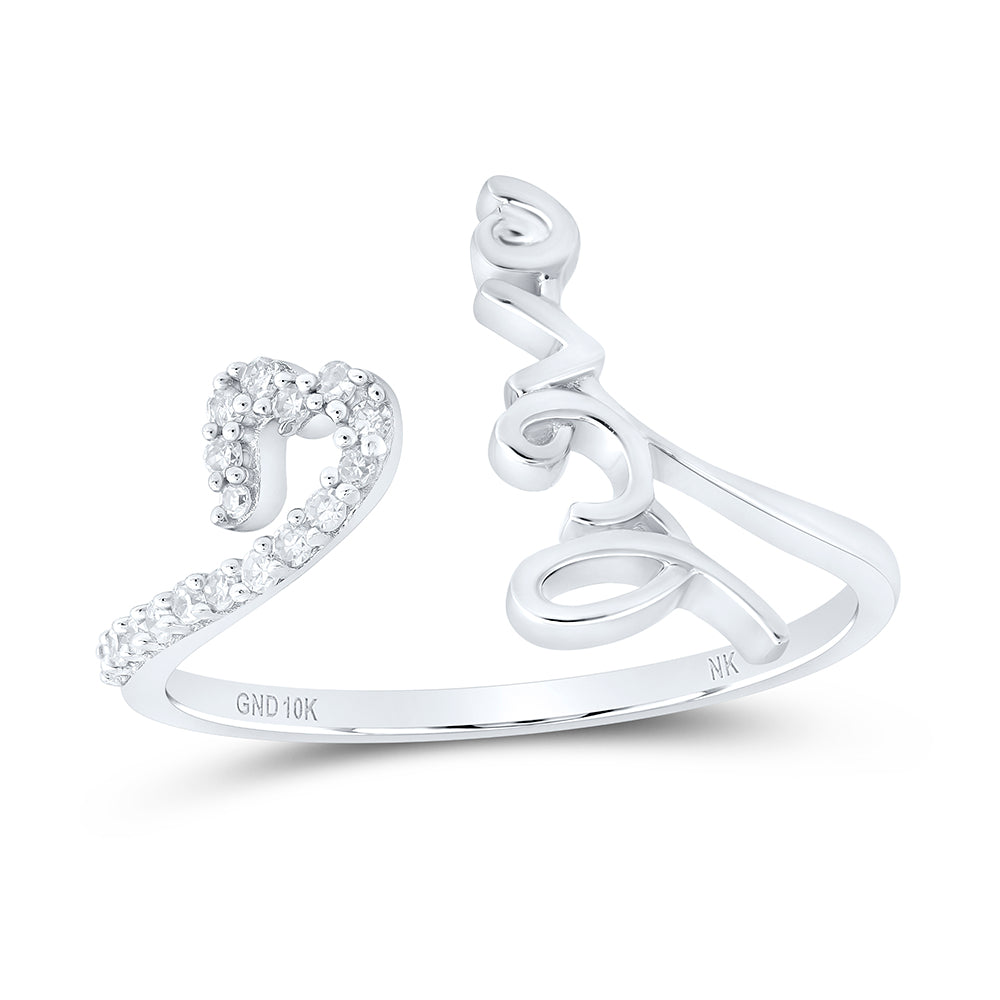 1/10Ctw-Dia Nk Gift Love Heart Ring (1.53 grams)