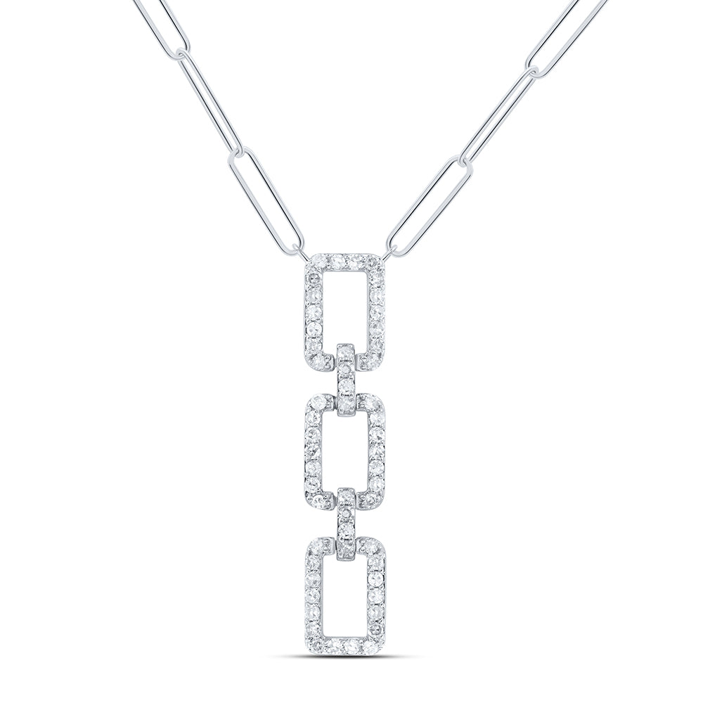 10Kt Gold 1/4Ctw-Diamond Fashion Necklace (18-Inch)