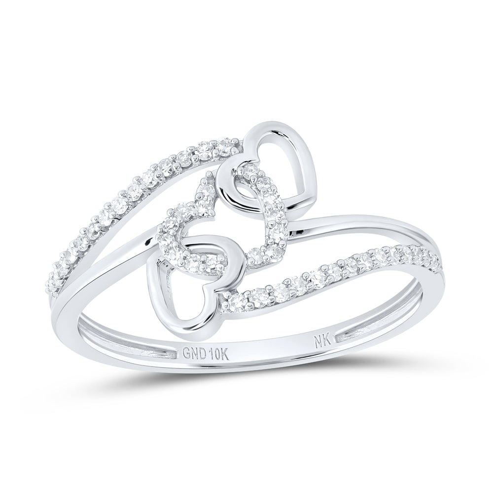 1/6Ctw-Dia Nk Gift Heart Ring (1.55 grams)