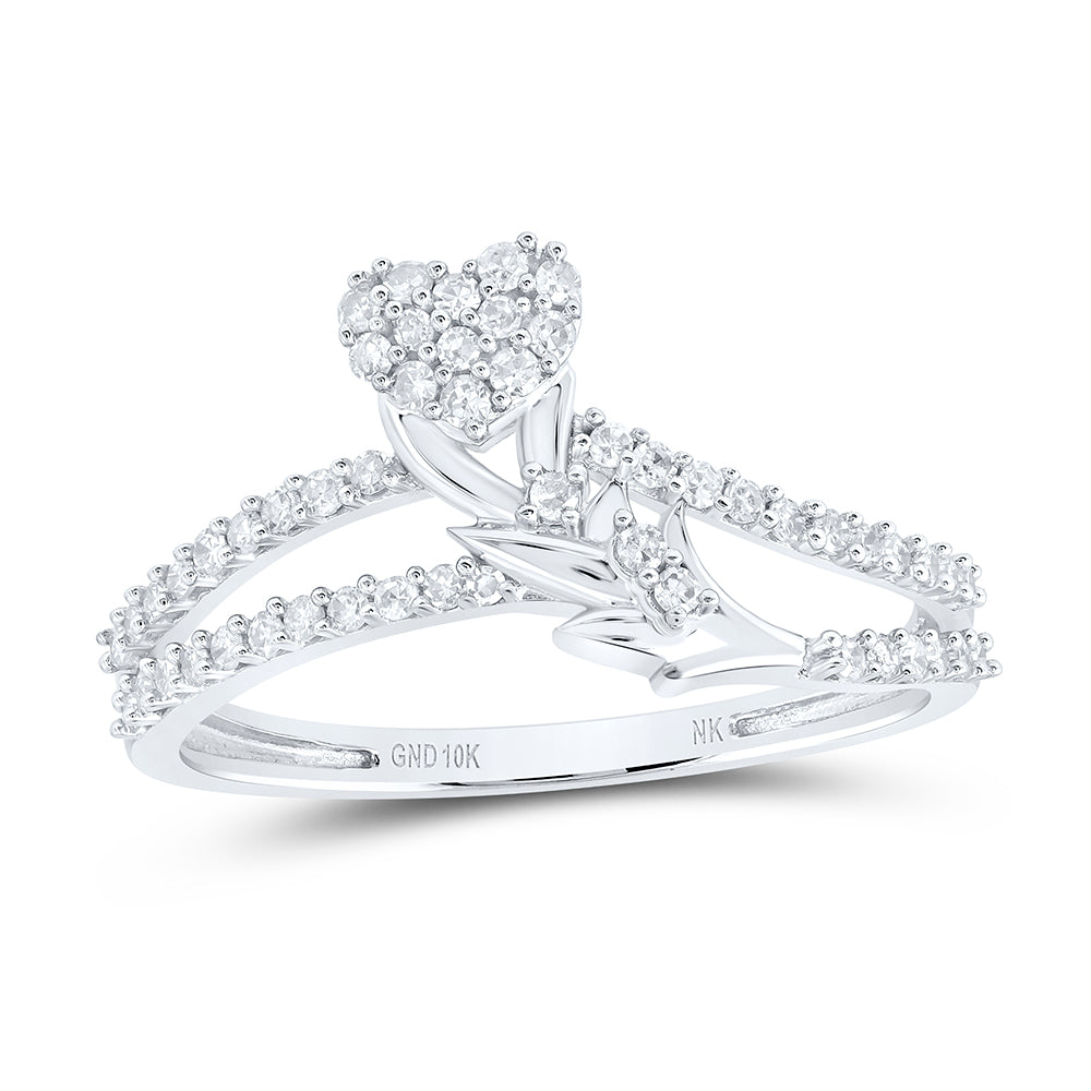 1/4Ctw-Dia Nk Gift Heart Ring (1.9 grams)