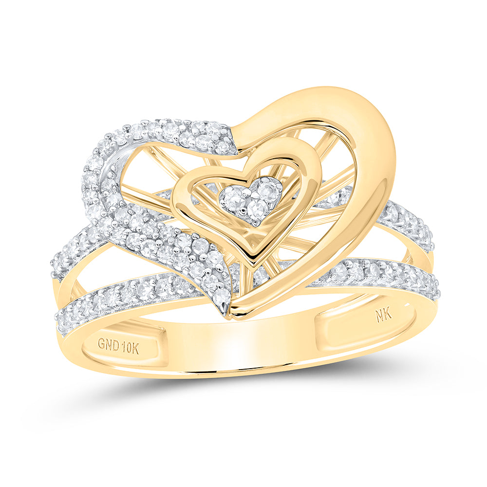1/3Ctw-Dia Nk Gift Heart Ring (3.25 grams)