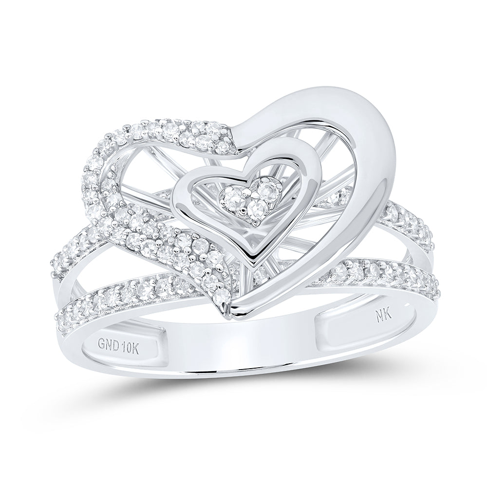 1/3Ctw-Dia Nk Gift Heart Ring (3.25 grams)