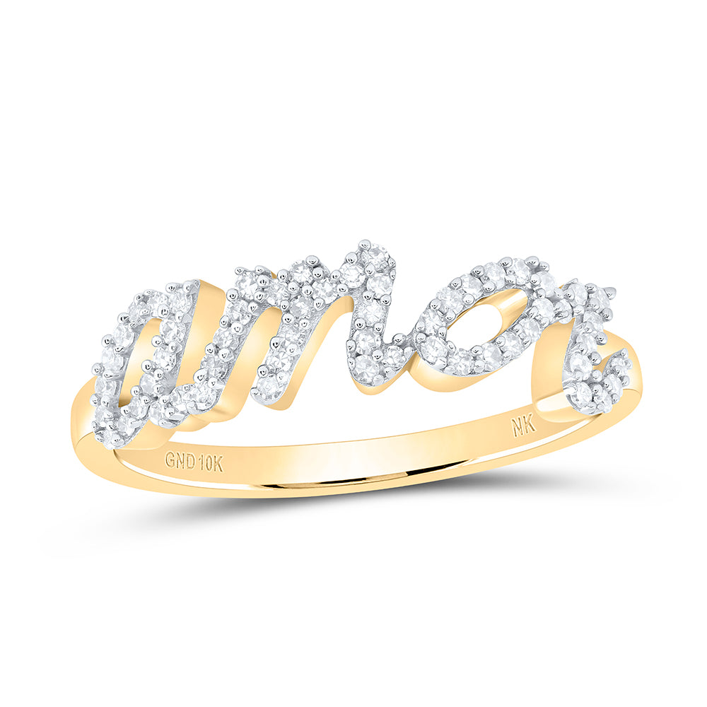 1/5Ctw-Dia Nk Gift Amor Ring (2.41 grams)