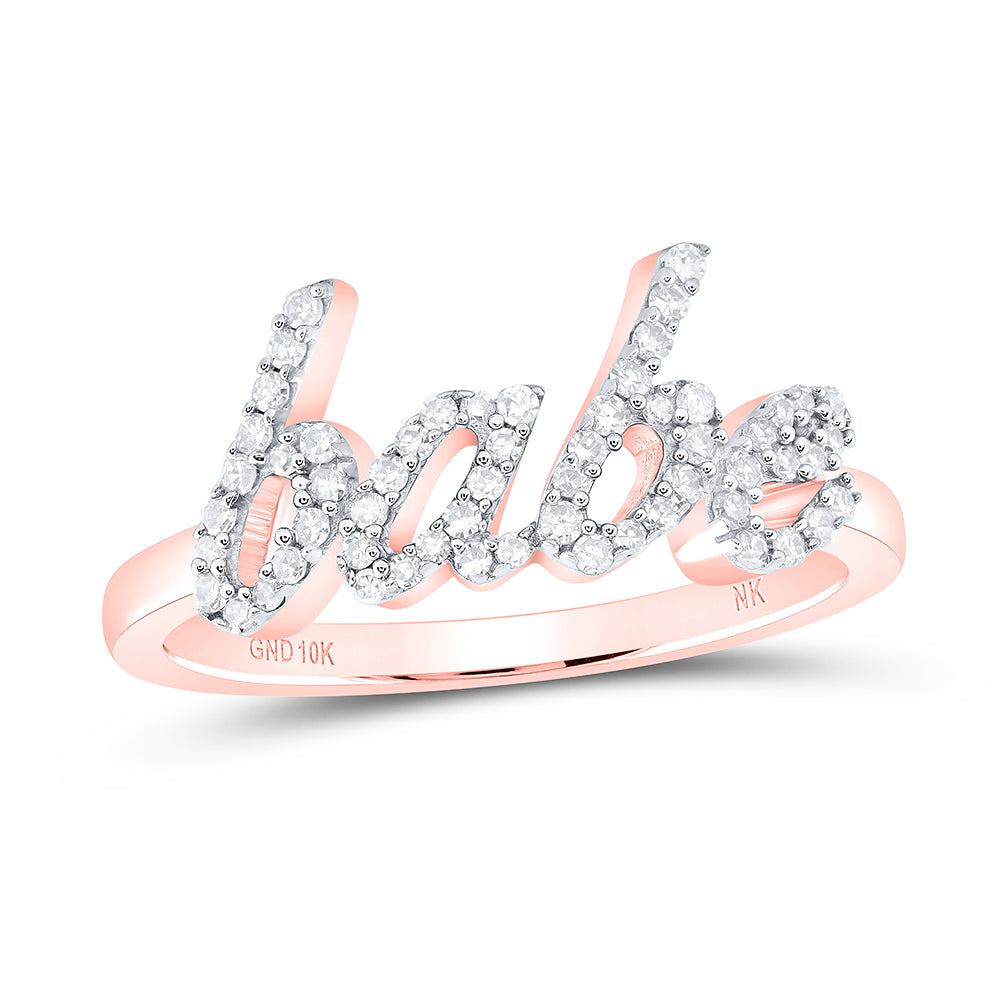 1/4Ctw-Dia Nk Gift Babe Ring (2.54 grams)