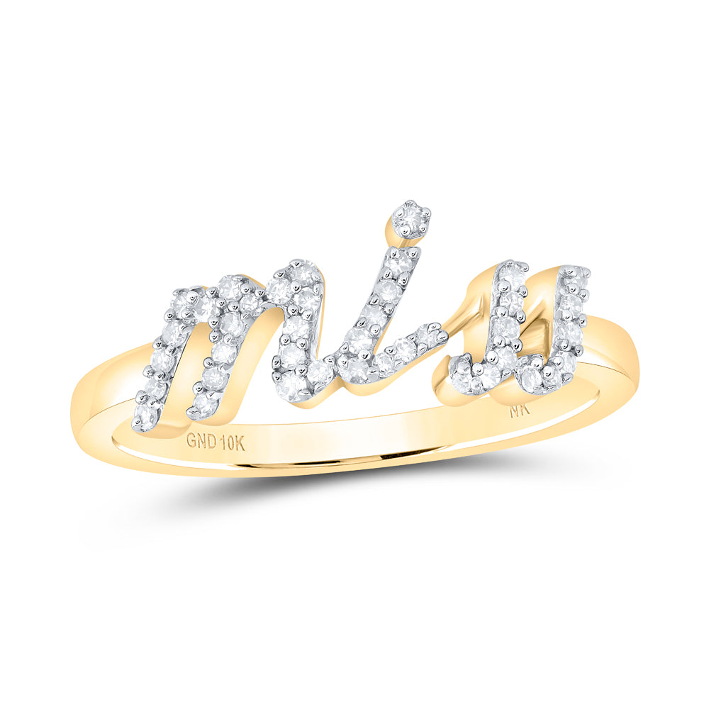 1/6Ctw-Dia Nk Gift Miss Ring (2.14 grams)