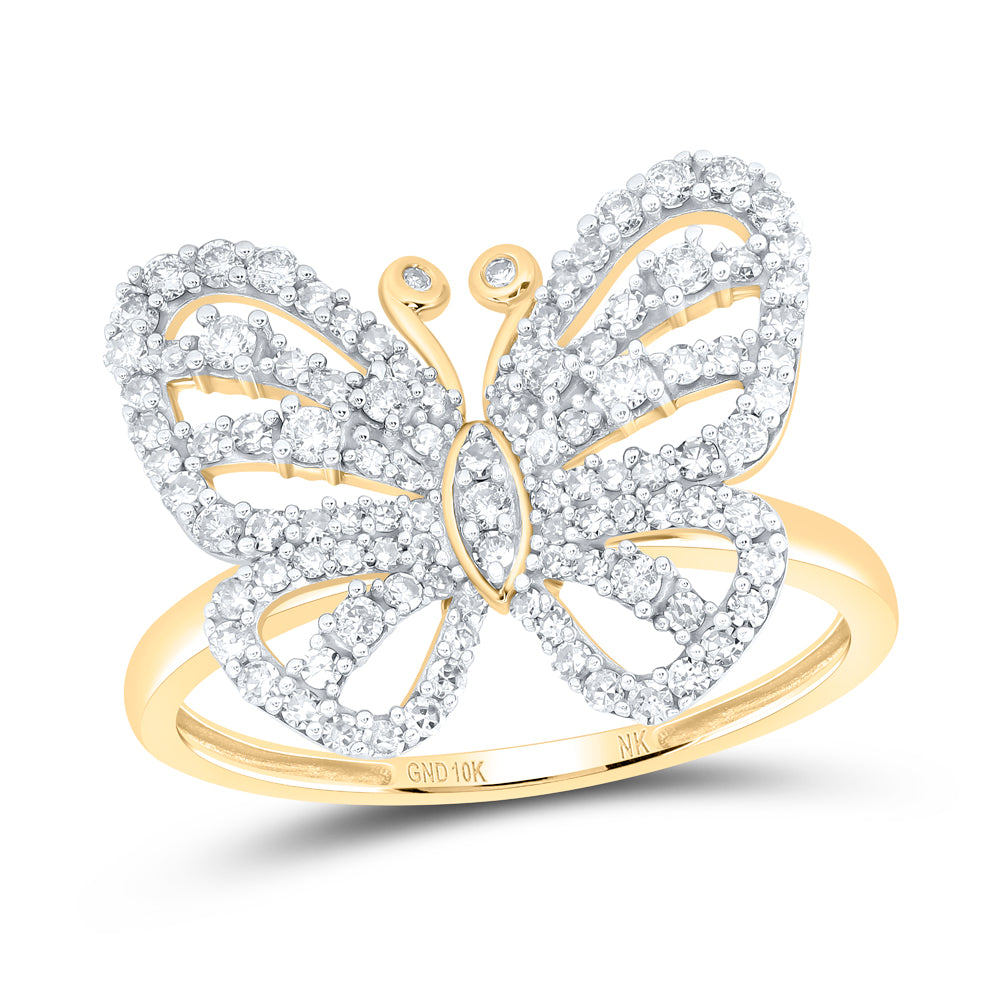 1/2Ctw-Dia Nk Gift Butterfly Ring (2.17 grams)