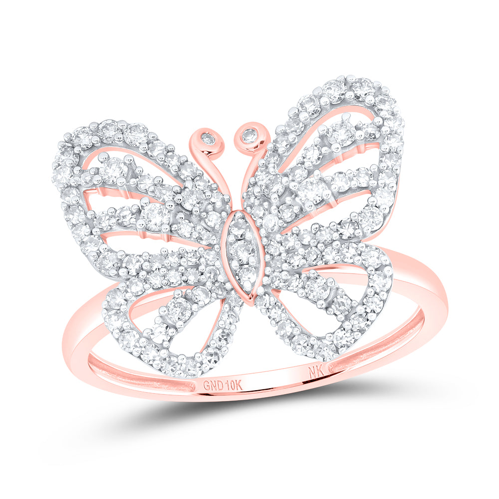 1/2Ctw-Dia Nk Gift Butterfly Ring (2.17 grams)