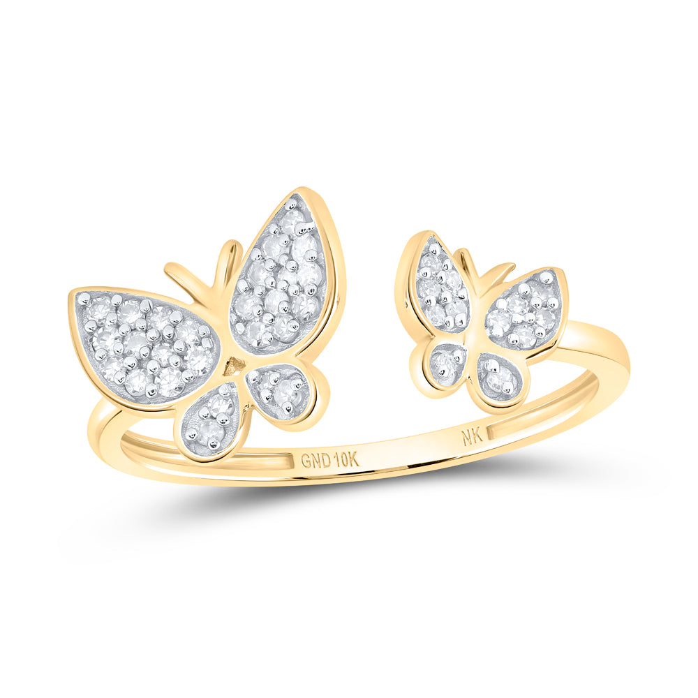 1/6Ctw-Dia Nk Gift Butterfly Ring (1.57 grams)