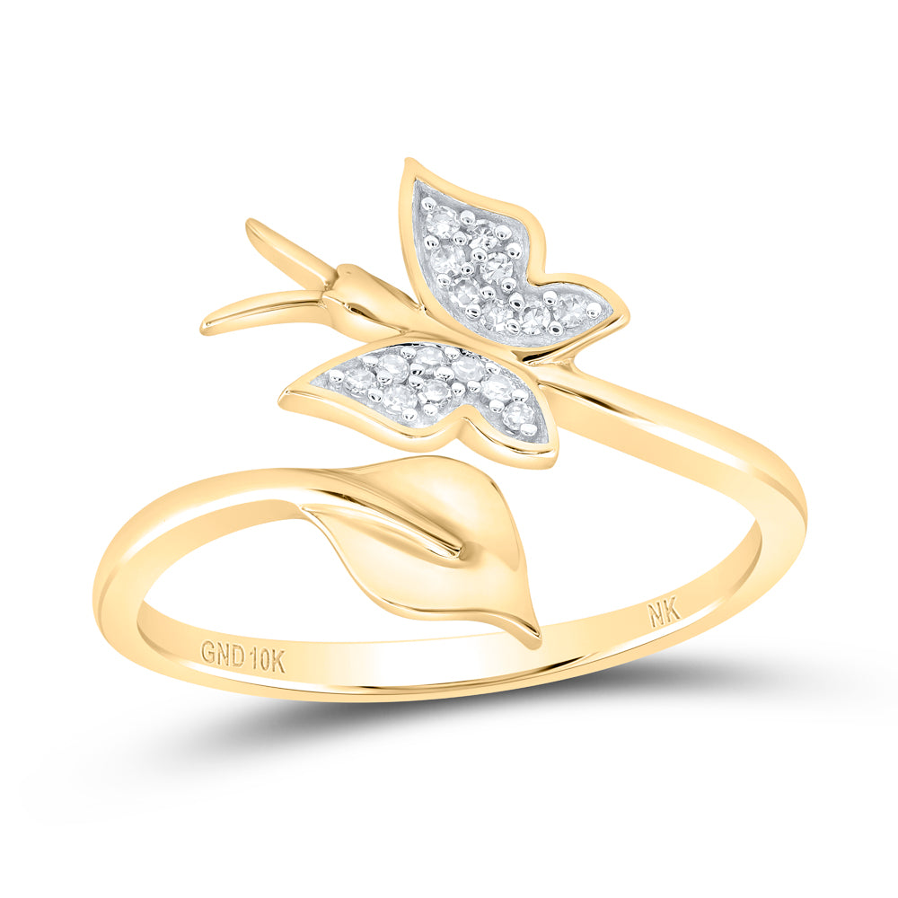 1/20Ctw-Dia Nk Gift Butterfly Ring (1.59 grams)