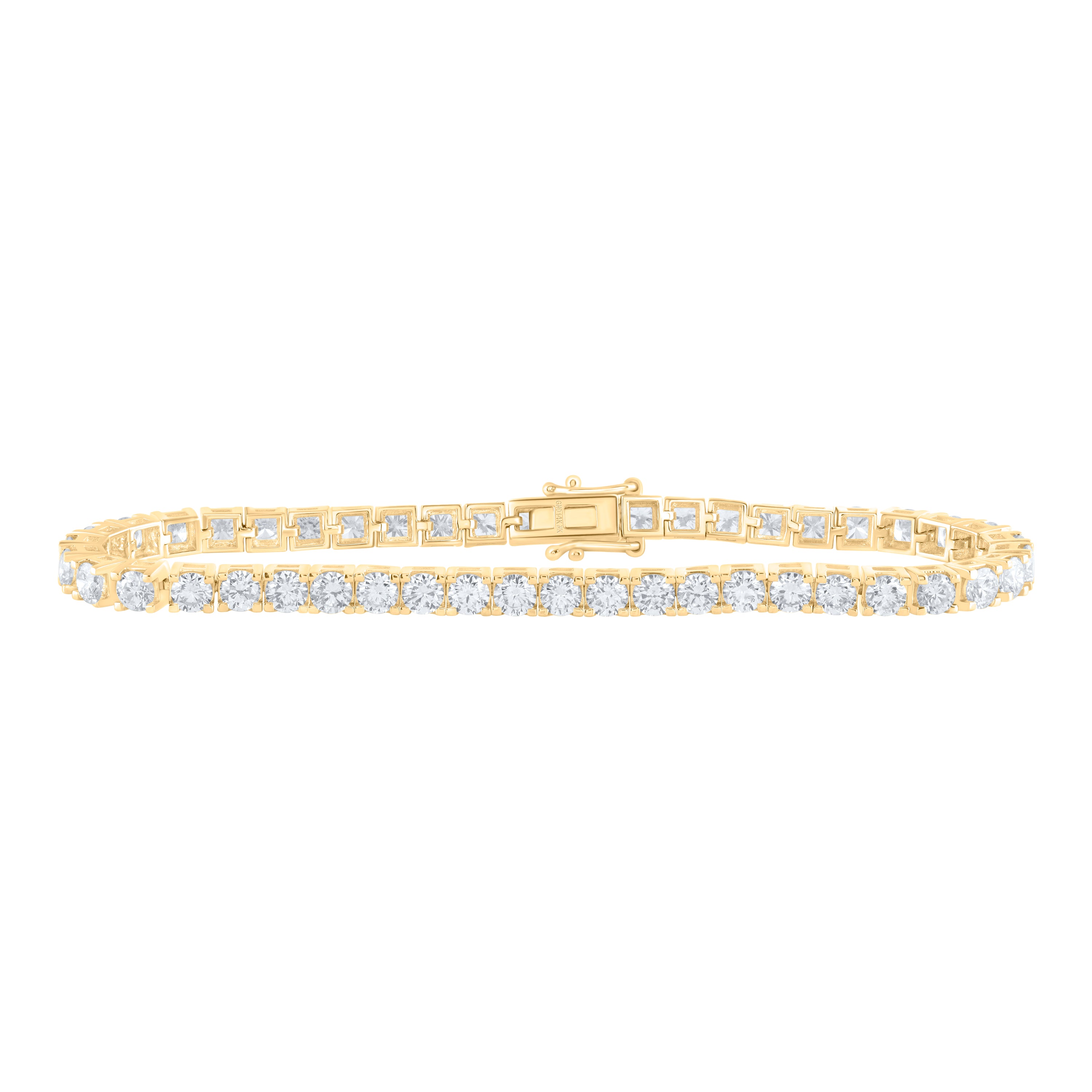 14Kt Gold 8Ctw-Dia Nk Tennis Bracelet(7 Inch)