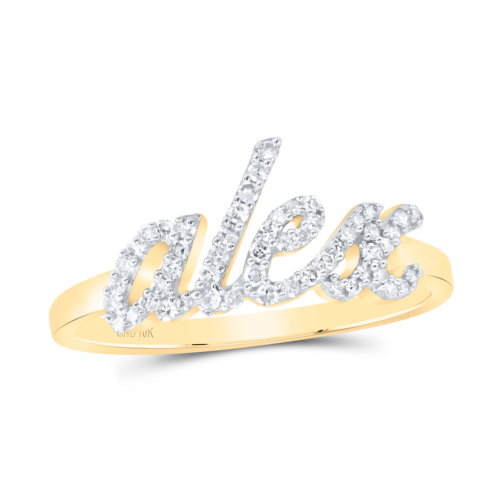1/5Ctw-Nat Dia Nk Gift "Alex" Ring (2.01 grams)