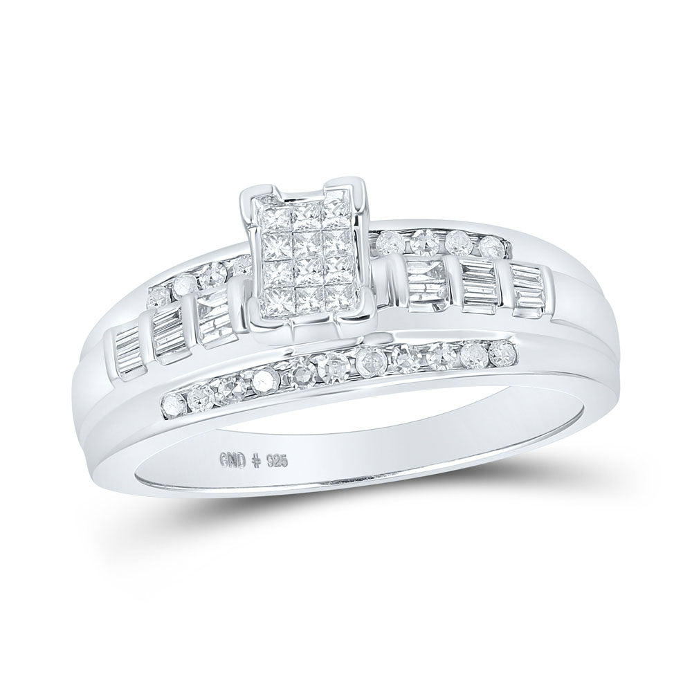 1/3Ctw-Dia P1 Invisible Cindy Ring (4.03 grams)