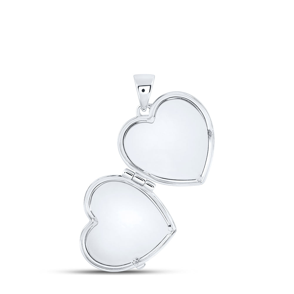 1/20Ctw-Nat Dia Cn Gift Heart Locket (10.113 grams)
