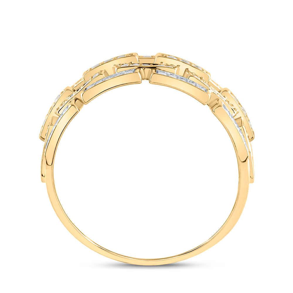 1 1/5 Ctw-Nat Dia Cn Mens Ring (9.61 grams)