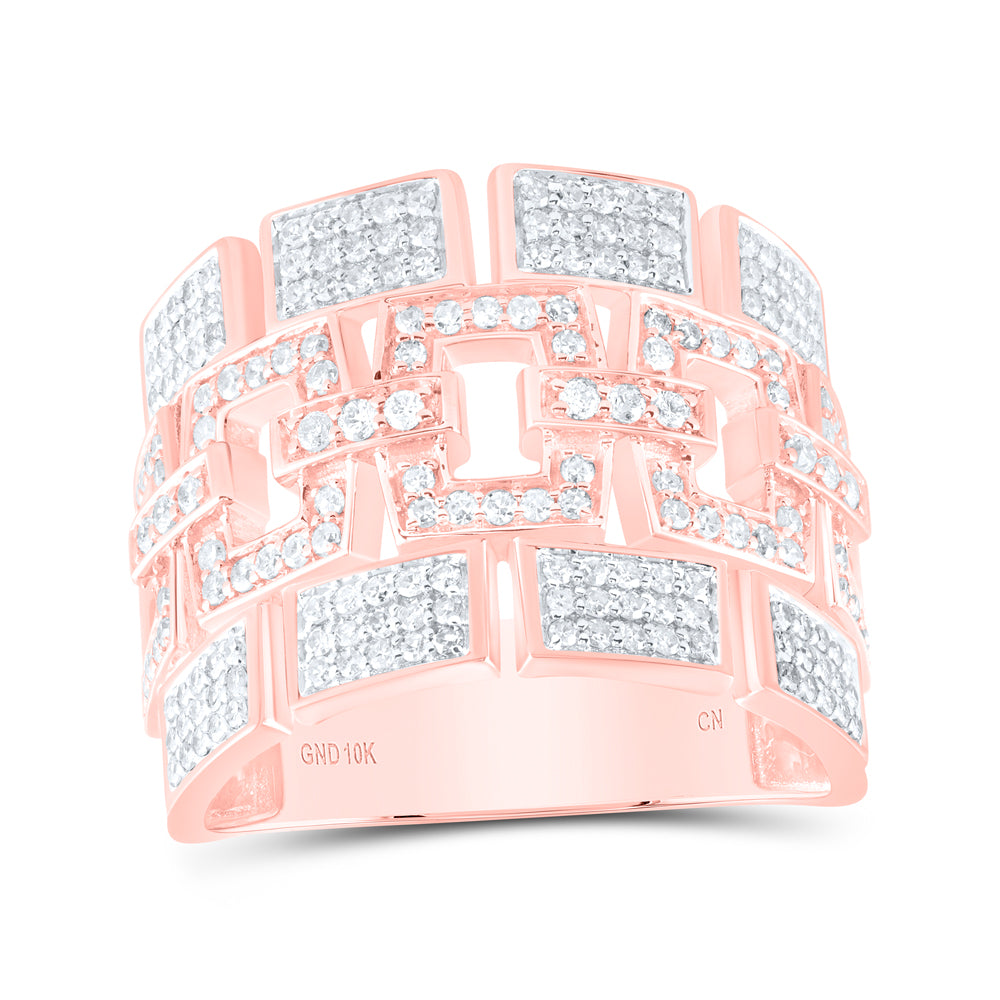 1 1/5 Ctw-Nat Dia Cn Mens Ring (10.12 grams)