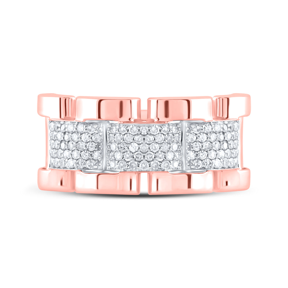 1/2 Ctw-Nat Dia Cn Mens Ring (7.69 grams)