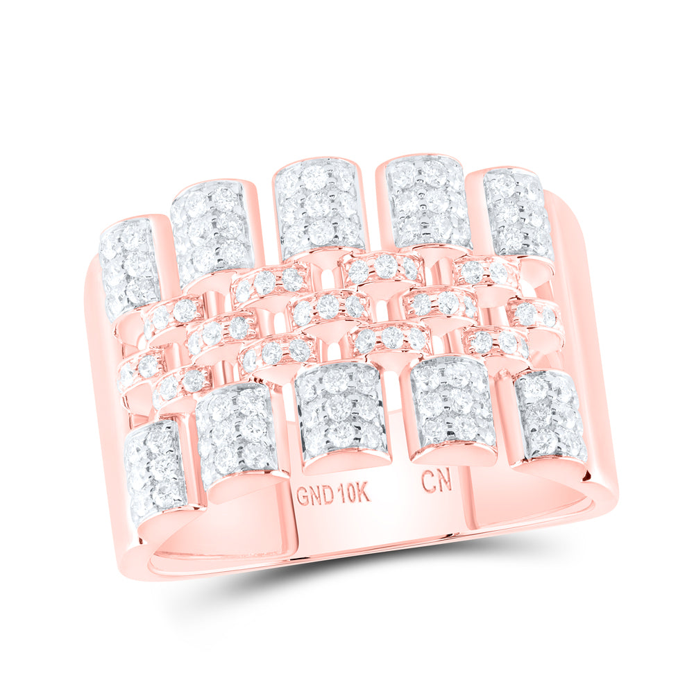 7/8Ctw-Nat Dia Cn Mens Ring (9.46 grams)