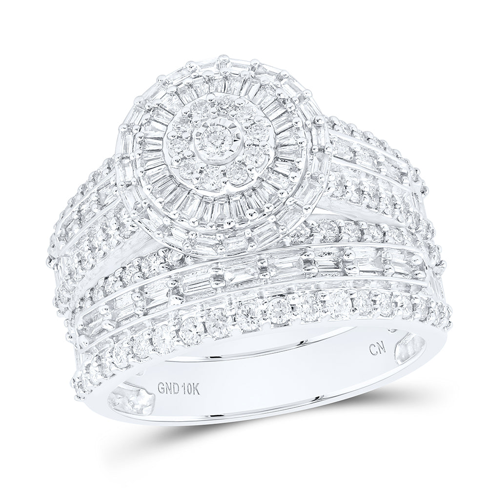 1 3/4Ctw-Nat Diamond Fashion Trio Set (11.6 grams)