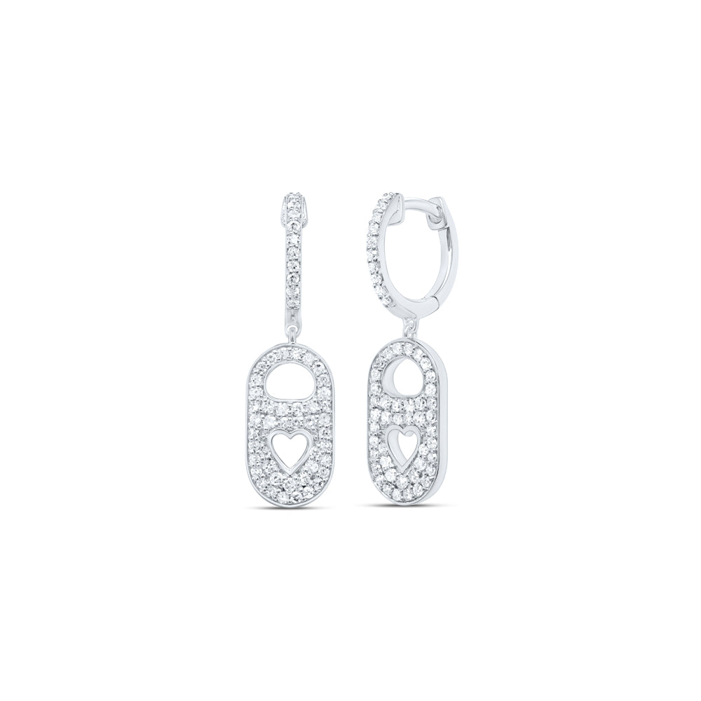 10Kt Gold 1/2Ctw-Dia Cn Fashion Dangling Earring