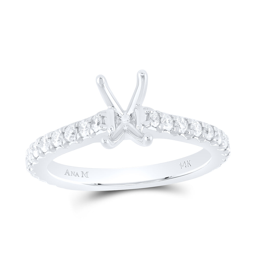 5/8Ctw-Nat Dia Ana M 1Ct-Cov Semi-Mount No Halo Eng Ring (3.77 grams)