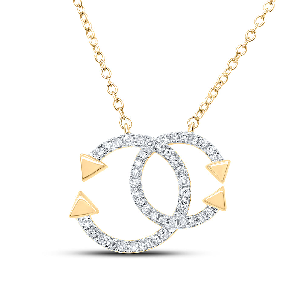 10Kt Gold 1/5Ctw-Diamond Fashion Necklace (18 Inch)