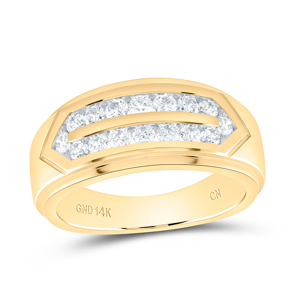 3/4Ctw-Dia Cn Mens Ring (10.45 grams)