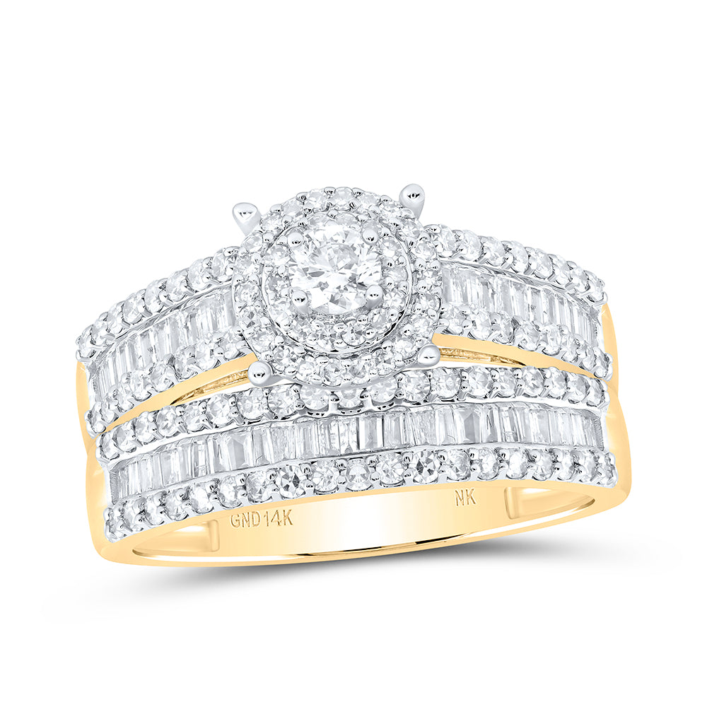 1 7/8CTW-DIA NK ROUND TRIO SET