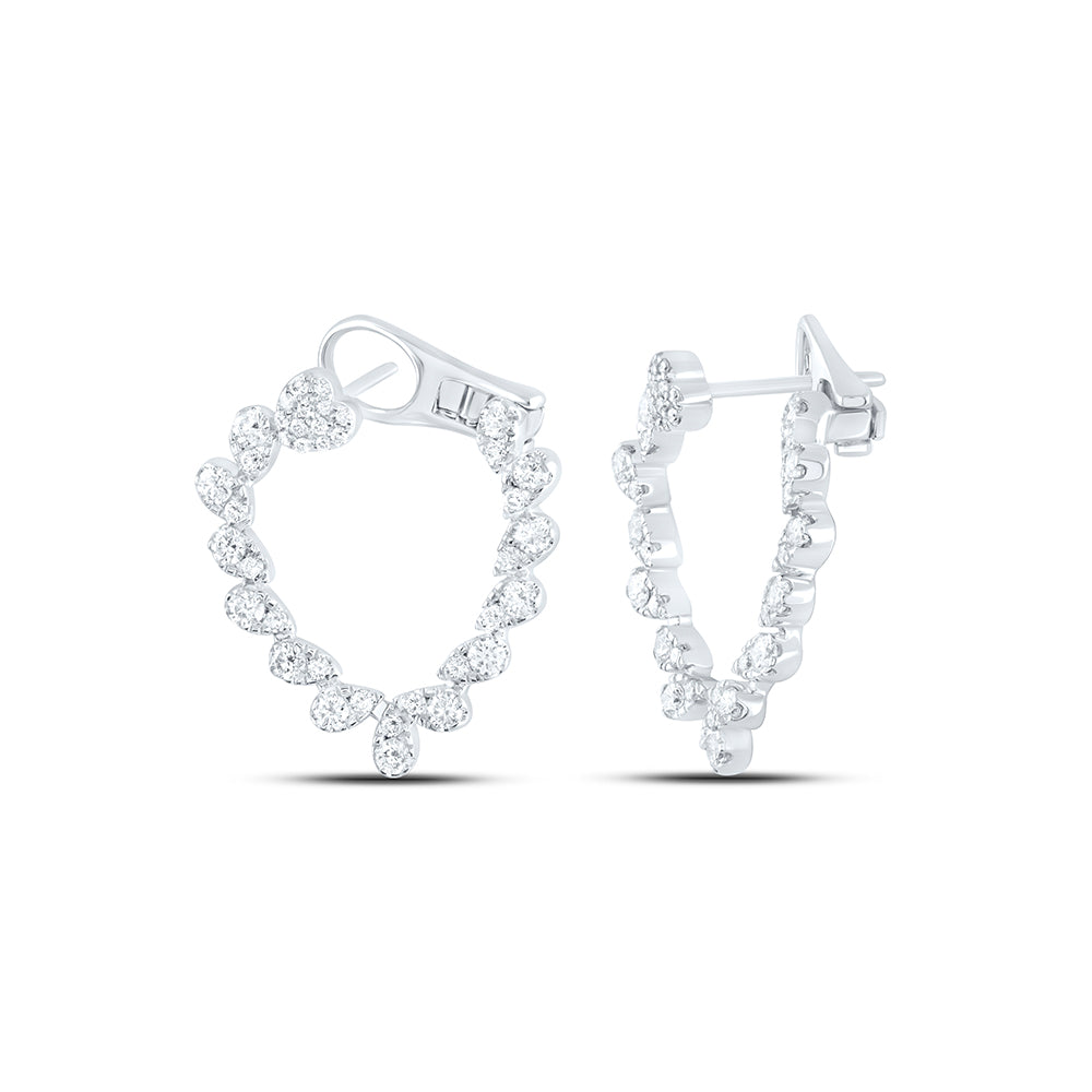 14Kt Gold 1 1/3Ctw-Dia Ana M Fashion Earring