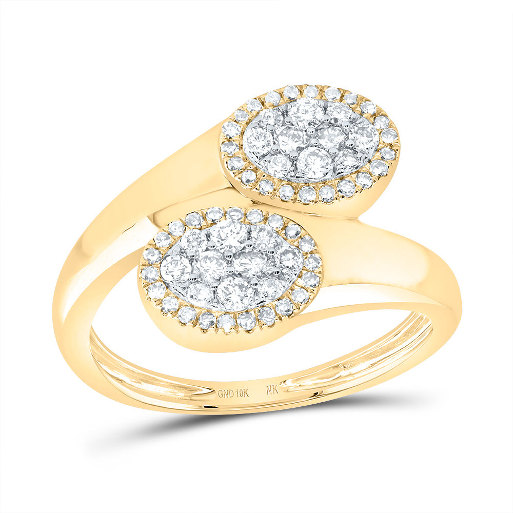 1/2Ctw-Dia Nk Fashion Oval Ring (2.89 grams)