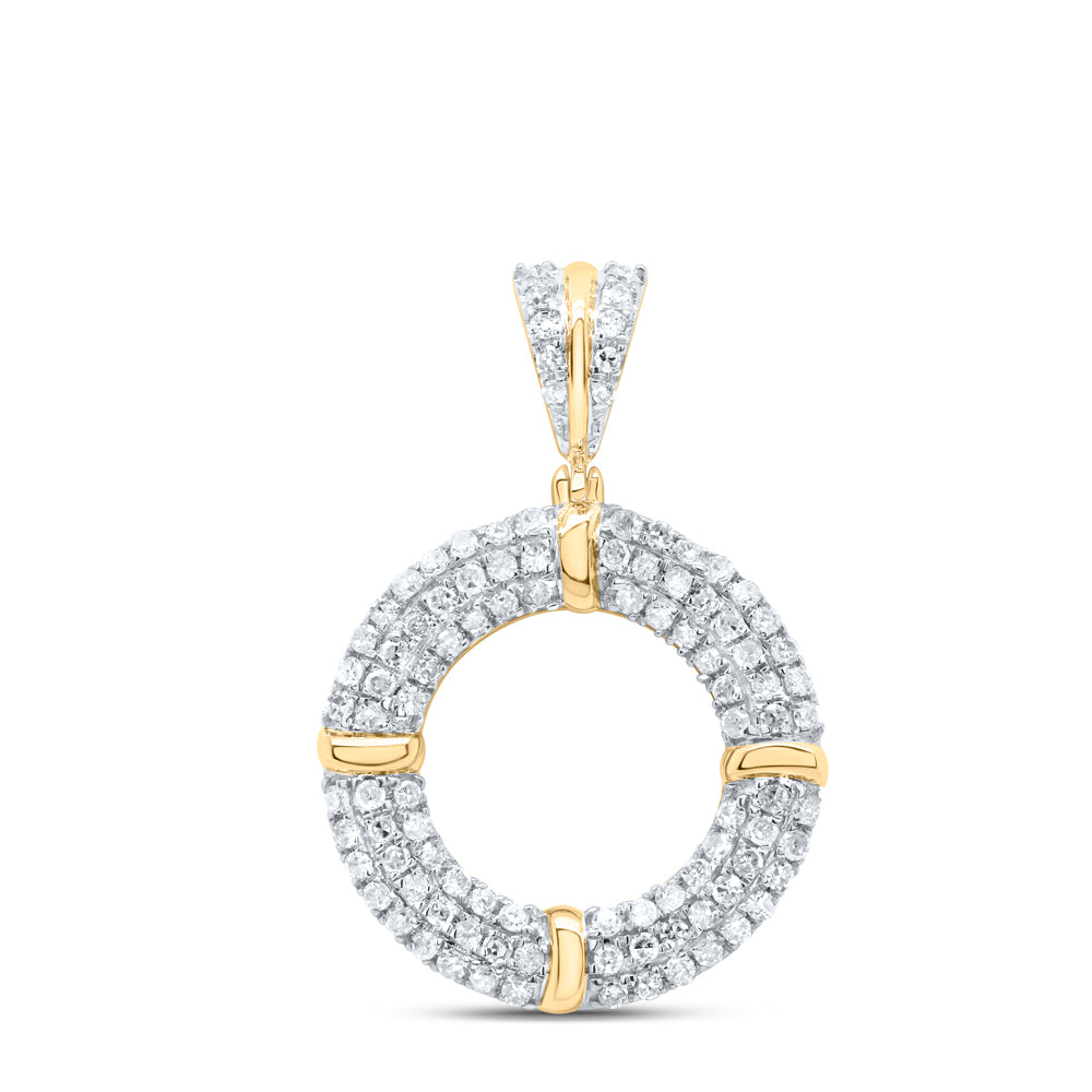 10Kt Gold 1/2Ctw-Dia P1 Gift Round Pendant