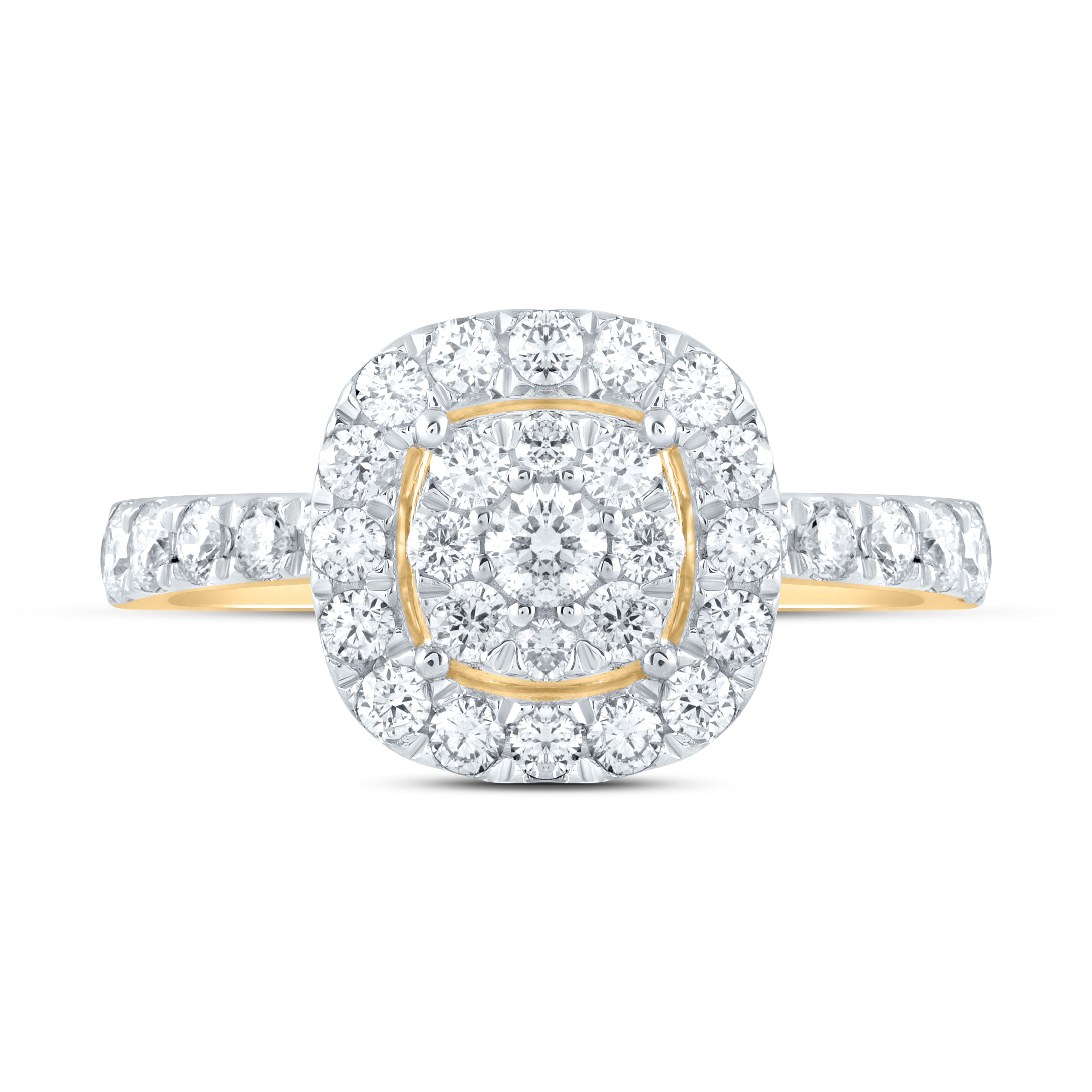 1 1/5Ctw-Nat Dia Ana M Fashion Ring (3.58 grams)