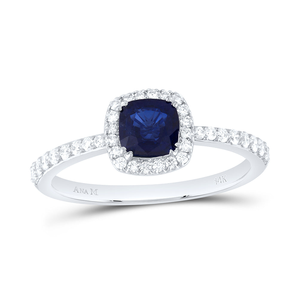 1/4Ctw-Dia Ana M 5Mm Cu-Bs Nat Gem Cushion Ring (1.94 grams)