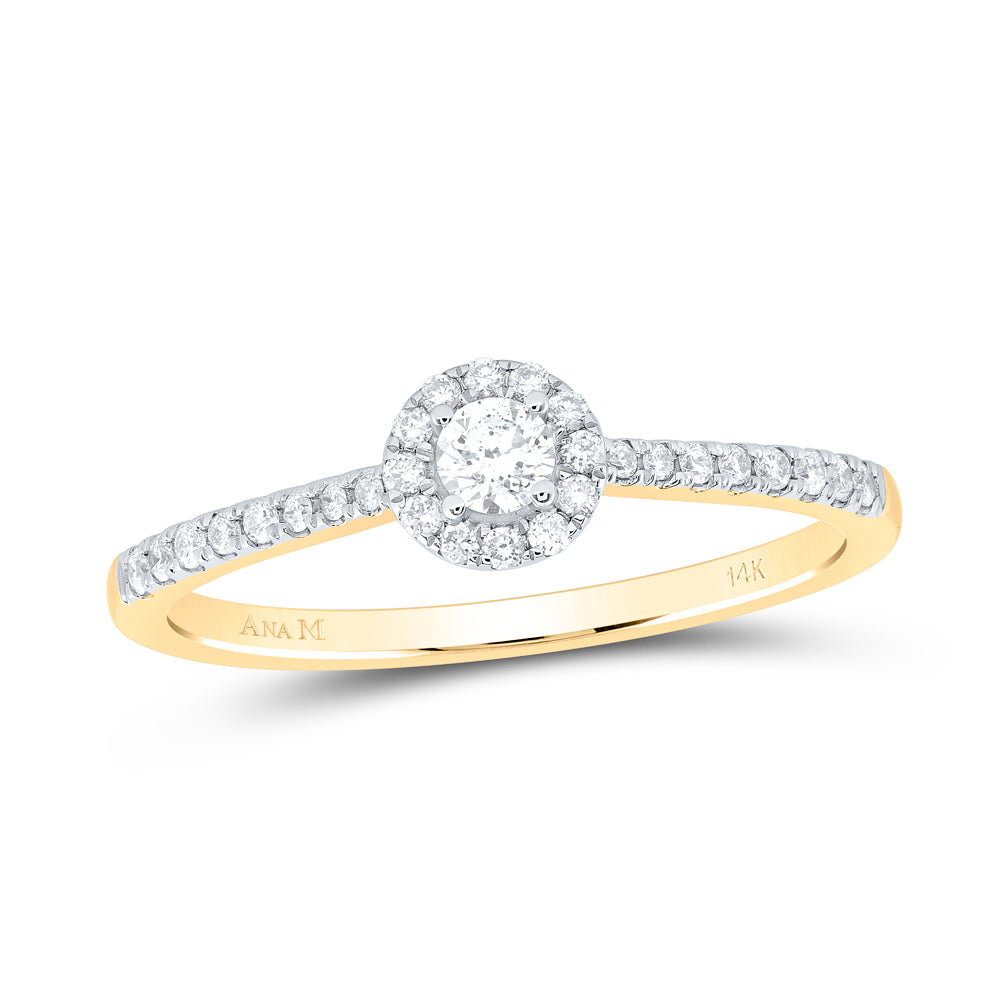 1/4Ctw-Nat Dia Ana M Fashion Promise Ring (1.69 grams)