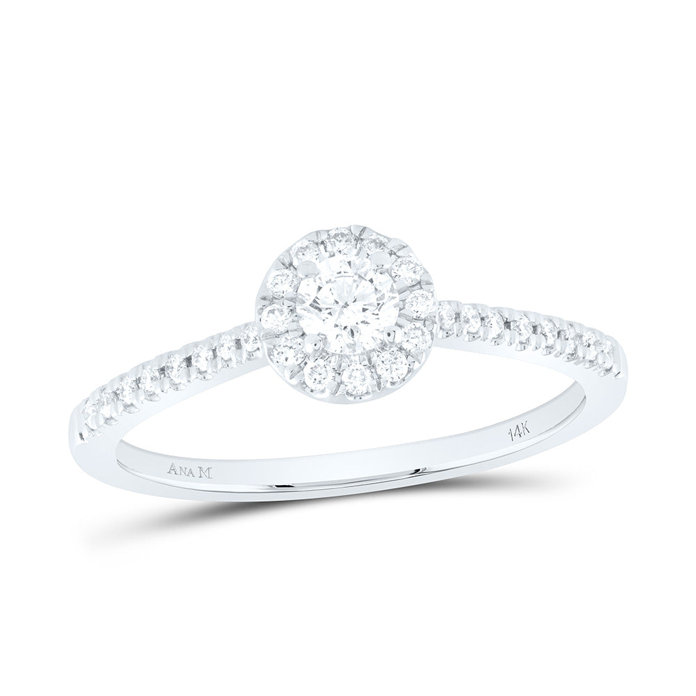 1/3Ctw-Nat Dia Ana M 1/5Ctw-Crd Fashion Promise Ring (1.81 grams)