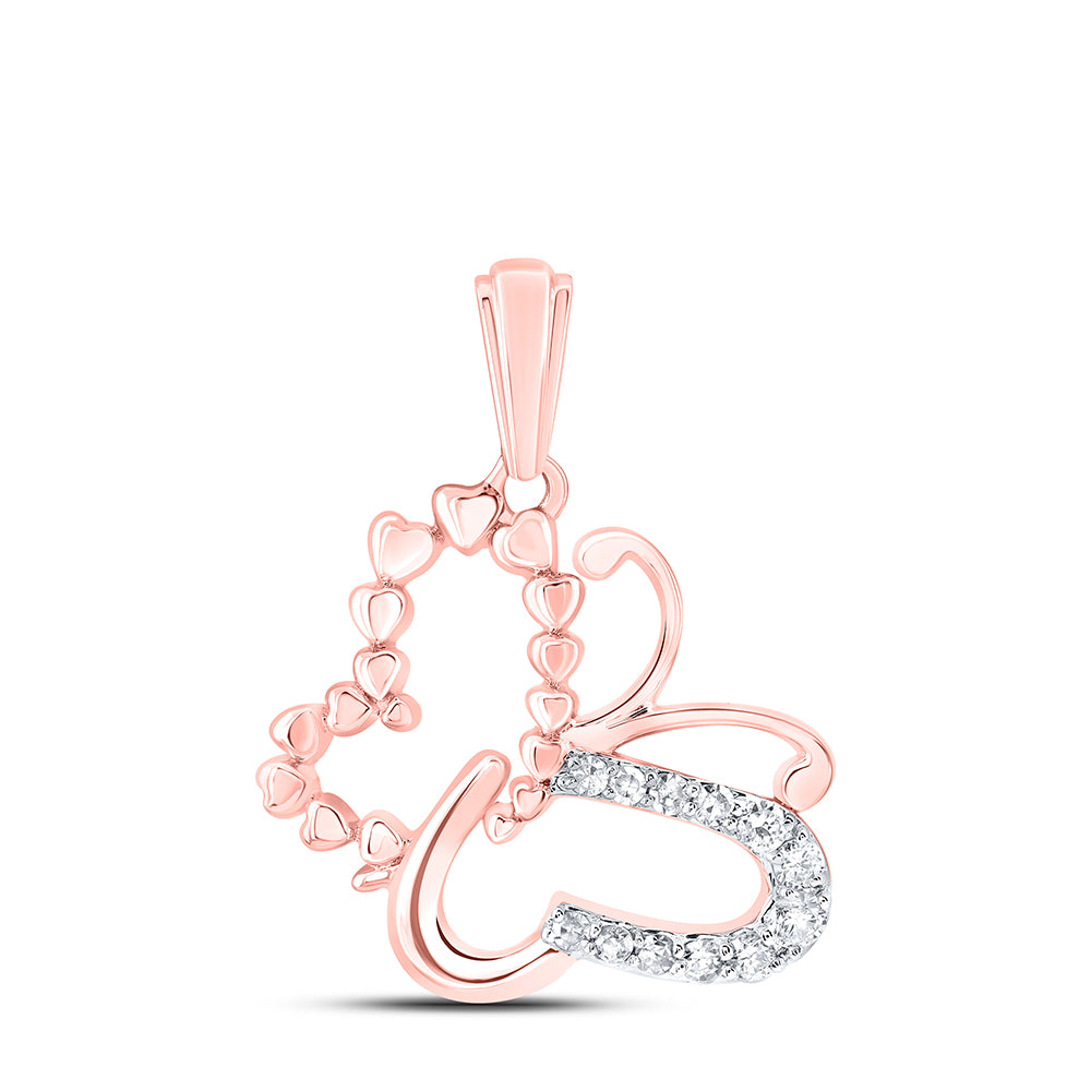 1/10Ctw-Dia Cn Gift Butterfly Pendant