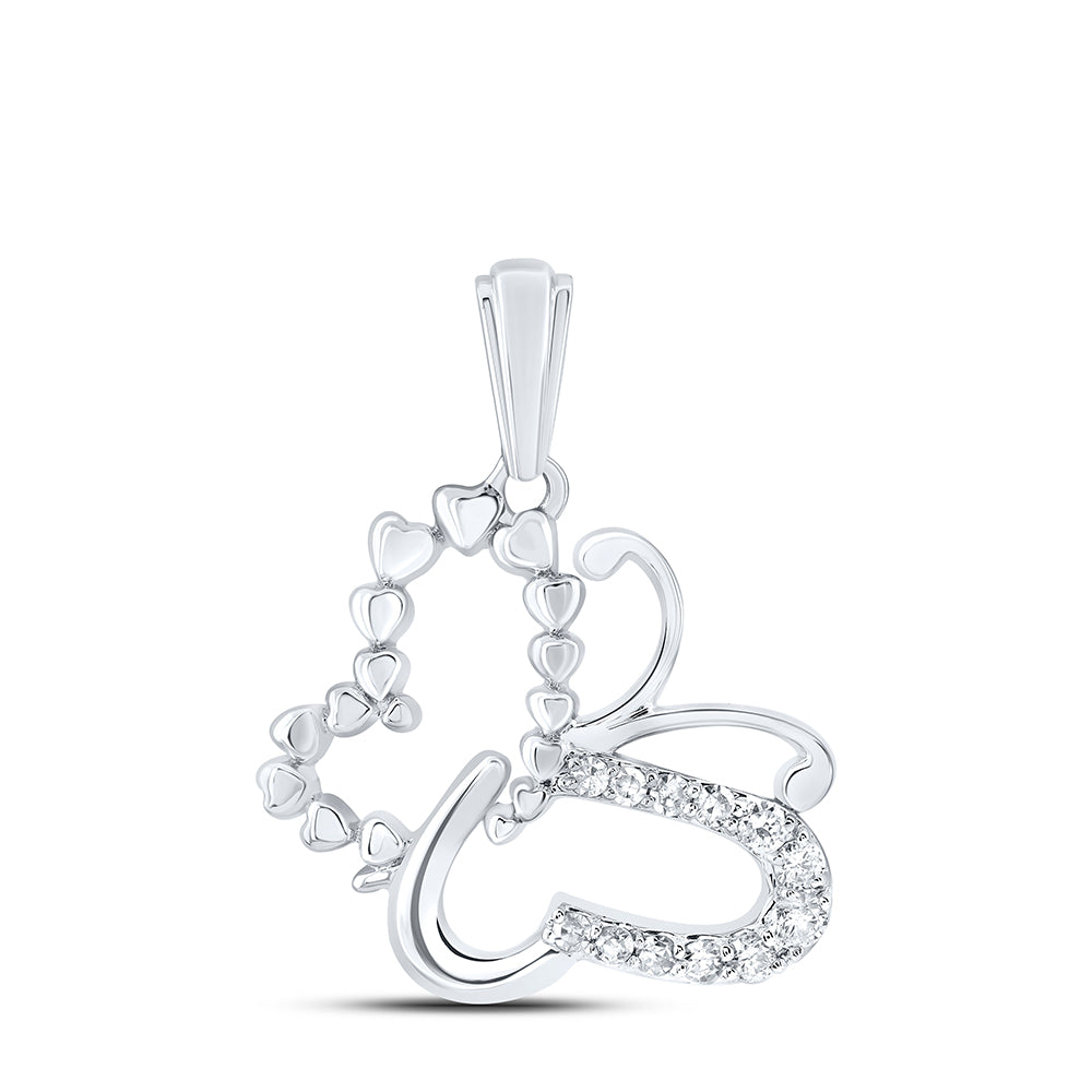 1/10Ctw-Dia Cn Gift Butterfly Pendant