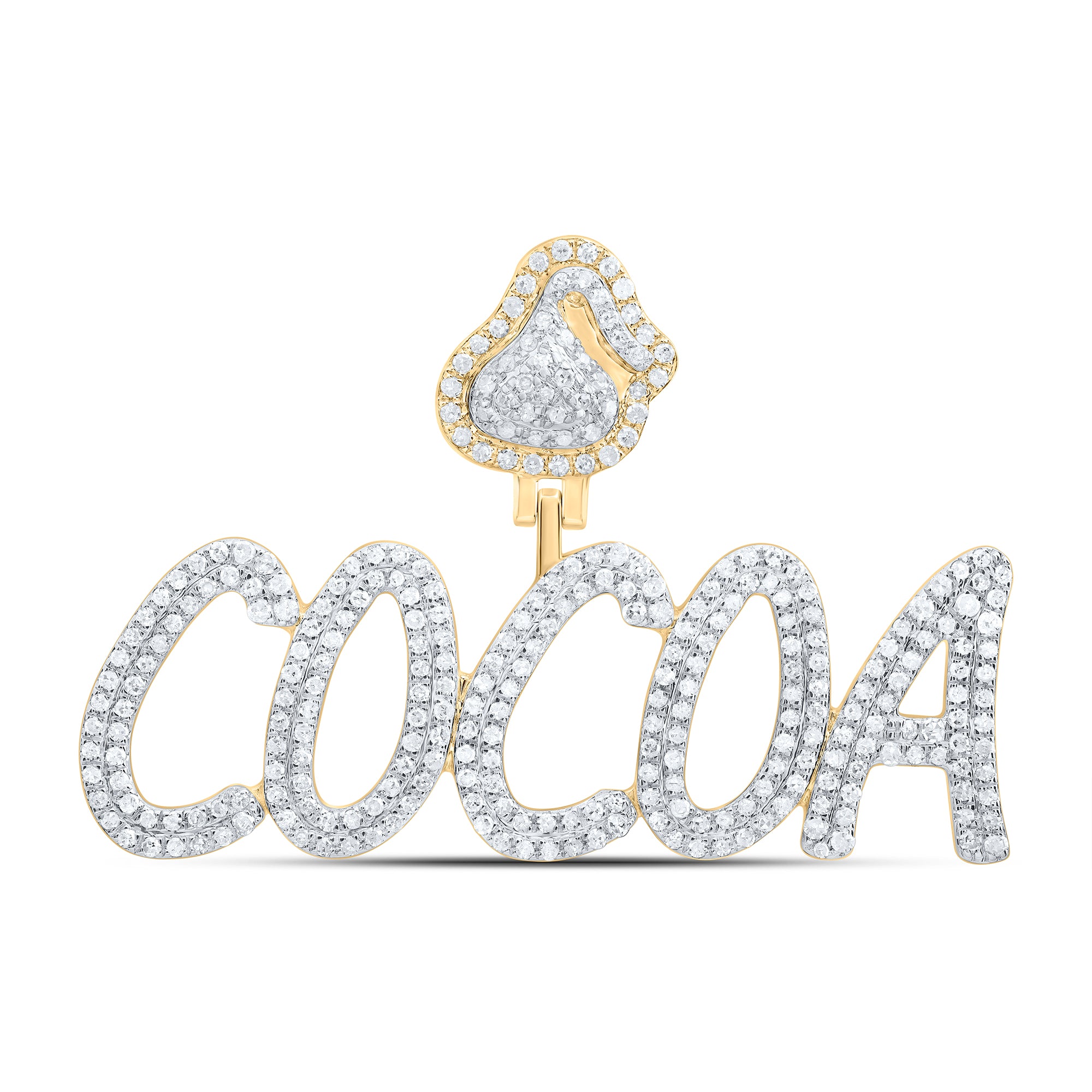 10Kt Gold 1 1/3Ctw Dia P1 Acocoaa´ Pendant