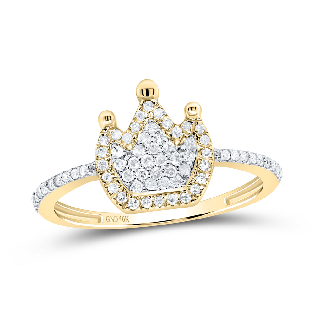 1/4Ctw-Dia P1 Gift Crown Ring (1.69 grams)