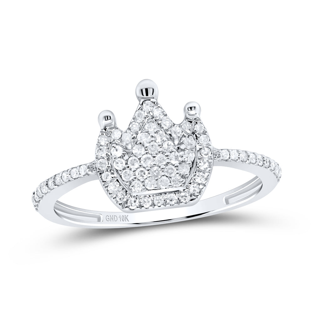 1/4Ctw-Dia P1 Gift Crown Ring (1.6 grams)